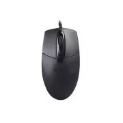 A4tech egér OP-720, 1 kerék, 3 gomb, USB, fekete, fekete