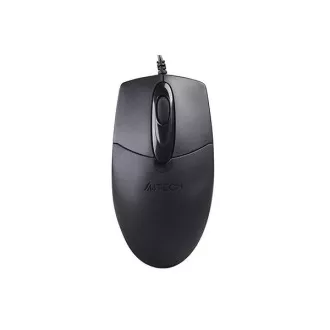A4tech egér OP-720, 1 kerék, 3 gomb, USB, fekete, fekete