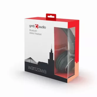 GEMBIRD fejhallgató mikrofonnal Warszawa, Bluetooth, fekete GEMBIRD fejhallgató mikrofonnal Warszawa, Bluetooth, fekete