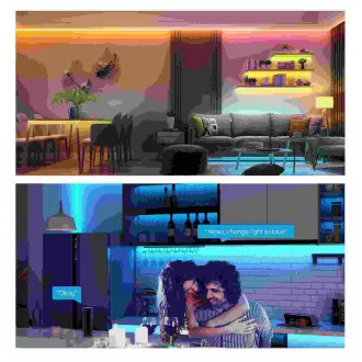 Govee WiFi RGB intelligens LED szalag 5m Govee WiFi RGB intelligens LED szalag 5m