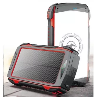 Viking napelemes kültéri power bank E16W 16000 mAh, vezeték nélküli töltés Viking napelemes kültéri power bank E16W 16000 mAh, vezeték nélküli töltés