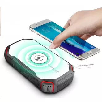 Viking napelemes kültéri power bank E16W 16000 mAh, vezeték nélküli töltés Viking napelemes kültéri power bank E16W 16000 mAh, vezeték nélküli töltés