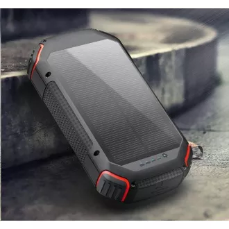 Viking napelemes kültéri power bank E16W 16000 mAh, vezeték nélküli töltés Viking napelemes kültéri power bank E16W 16000 mAh, vezeték nélküli töltés