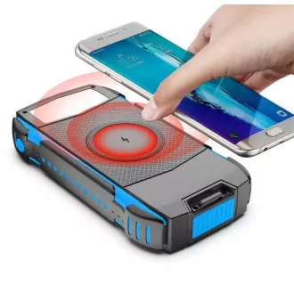 Viking napelemes kültéri power bank E24W 24000 mAh, vezeték nélküli töltés Viking napelemes kültéri power bank E24W 24000 mAh, vezeték nélküli töltés