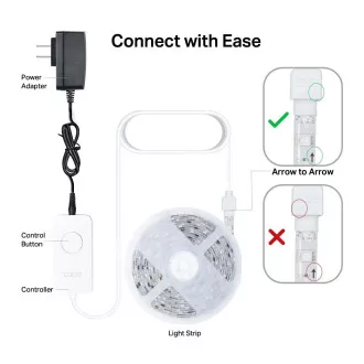 TP-Link Tapo L930-5 intelligens WiFi LED szalag (színes, 2500K-6500K, 2000lm, 2, 4GHz, 5m)
