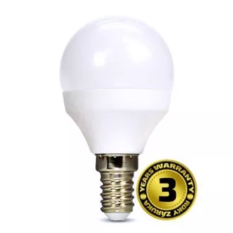 Solight LED izzó, miniglobe, 6W, E14, 4000K, 510lm, fehér Solight LED izzó, miniglobe, 6W, E14, 4000K, 510lm, fehér