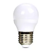Solight LED izzó, miniglobe, 6W, E27, 3000K, 510lm