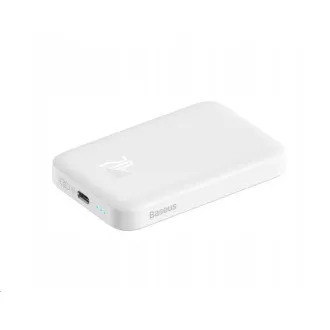 Baseus powerbank vezeték nélküli töltéssel 6000 mAh (MagSafe kompatibilis), fehér
