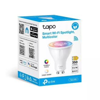 TP-Link Tapo L630 intelligens WiFi dimmelhető LED izzó (színes, 2200K-6500K, 350lm, 2, 4GHz, GU10)