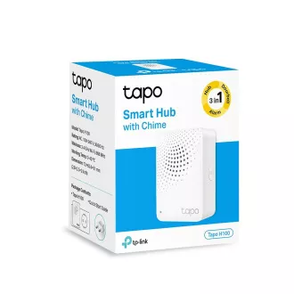 TP-Link Tapo H100 WiFi Smart IoT Hub Tapo csengőhanggal (2, 4GHz, Matter tanúsítvánnyal)