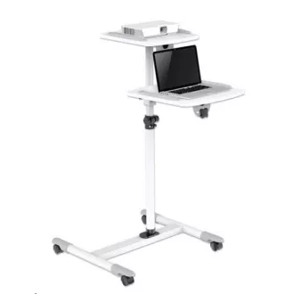 MANHATTAN projektor/laptop kocsi, szürke és fehér