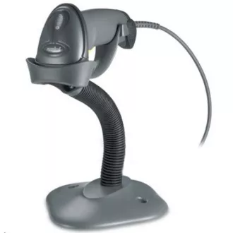 Zebra LS2208, 1D, SR, több interfészes, készlet (USB), antracit Zebra LS2208, 1D, SR, több interfészes, készlet (USB), antracit