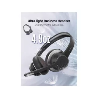 MPOW HC5 üzleti headset - vezeték nélküli headset, fekete