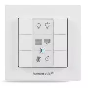 Homematic IP falra szerelhető távirányító - 6 gomb, szimbólumokkal