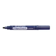 Marker Centropen 8550 flipcharthoz, kék hengeres hegy 2,5 mm