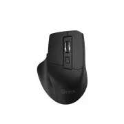 C-TECH Ergo egér WLM-05, vezeték nélküli, 1600DPI, 6 gomb, USB nano vevő, fekete színű