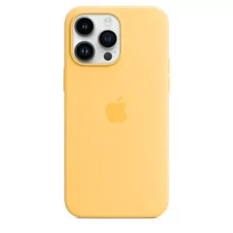 APPLE iPhone 14 Pro Max szilikon tok MagSafe készülékkel - Sunglow