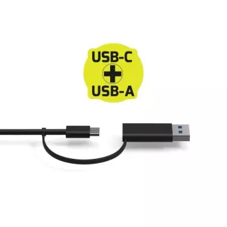 PORT dokkolóállomás 8in1, USB-C/A, 2x 2K, dual video, HDMI, Ethernet, 3, 5mm-es csatlakozó PORT dokkolóállomás 8in1, USB-C/A, 2x 2K, dual video, HDMI, Ethernet, 3, 5mm-es csatlakozó