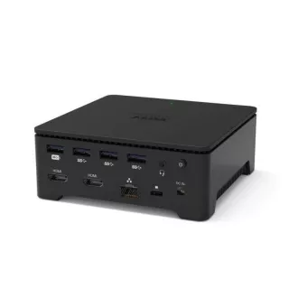 PORT dokkolóállomás 8in1, USB-C/A, 2x 2K, dual video, HDMI, Ethernet, 3, 5mm-es csatlakozó PORT dokkolóállomás 8in1, USB-C/A, 2x 2K, dual video, HDMI, Ethernet, 3, 5mm-es csatlakozó