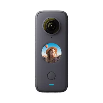 Insta360 ONE X2 kültéri akciókamera, vízálló, két 360°-os objektív, 30 fps, hangvezérlés