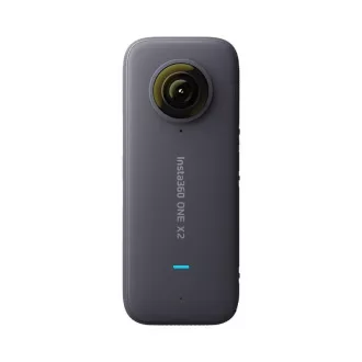Insta360 ONE X2 kültéri akciókamera, vízálló, két 360°-os objektív, 30 fps, hangvezérlés