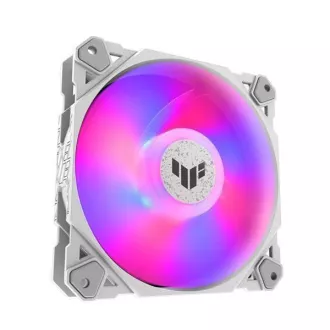 ASUS ventilátor TUF GAMING TF120 ARGB 3IN1 WHITE, 3x120mm-es PC ház ventilátor ASUS ventilátor TUF GAMING TF120 ARGB 3IN1 WHITE, 3x120mm-es PC ház ventilátor