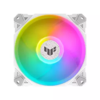 ASUS ventilátor TUF GAMING TF120 ARGB WHITE, 120 mm-es PC ház ventilátor ASUS ventilátor TUF GAMING TF120 ARGB WHITE, 120 mm-es PC ház ventilátor