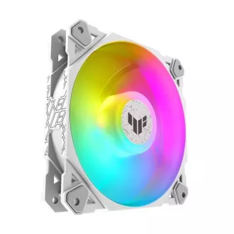ASUS ventilátor TUF GAMING TF120 ARGB WHITE, 120 mm-es PC ház ventilátor ASUS ventilátor TUF GAMING TF120 ARGB WHITE, 120 mm-es PC ház ventilátor