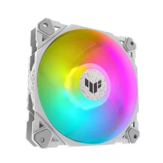ASUS ventilátor TUF GAMING TF120 ARGB WHITE, 120 mm-es PC ház ventilátor ASUS ventilátor TUF GAMING TF120 ARGB WHITE, 120 mm-es PC ház ventilátor