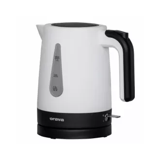 Orava VK-2015 elektromos vízforraló, 1200 W, 1,2 l, automatikus kikapcsolás, fehér / fekete Orava VK-2015 elektromos vízforraló, 1200 W, 1,2 l, automatikus kikapcsolás, fehér / fekete