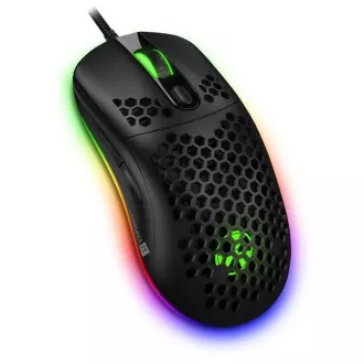 CONNECT IT BATTLE AIR 2 professzionális optikai játékegér   SW, 12800 DPI, fekete színű