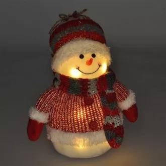 Solight LED hóember, 26cm, 6x LED, IP20, 3x AA