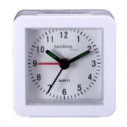 TechnoLine Modell SC analóg ébresztőóra, fehér színben