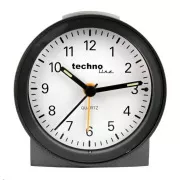 TechnoLine Modell G analóg ébresztőóra, ezüst színű