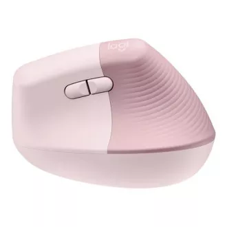 Logitech Lift függőleges ergonomikus egér üzleti használatra, rózsaszínű