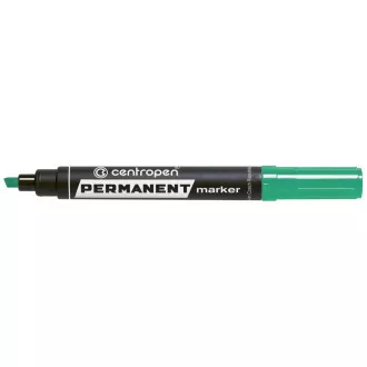 Marker Centropen 8576 tartós zöld ékhegy 1-4,6mm