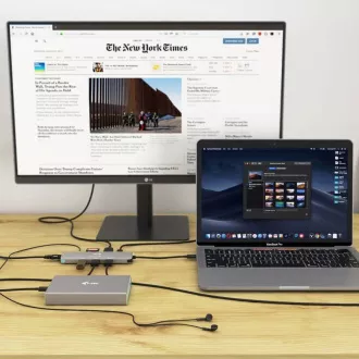 DICOTA USB-C hordozható 8 az 1-ben dokkolóállomás 4K HDMI/PD 100W