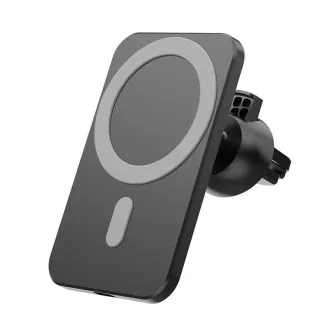 1stCOOL vezeték nélküli QI töltő 15W, mágneses, MagSafe kompatibilis, fekete