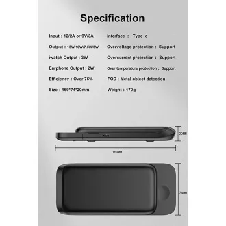 1stCOOL vezeték nélküli QI töltő 3in1, összecsukható, Apple kompatibilis, fekete 1stCOOL vezeték nélküli QI töltő 3in1, összecsukható, Apple kompatibilis, fekete
