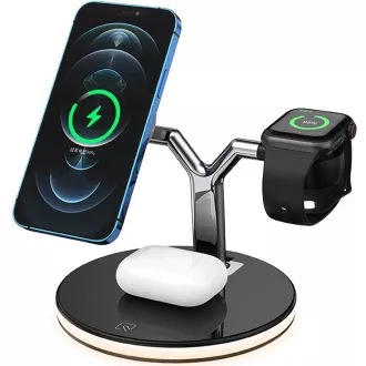 1stCOOL vezeték nélküli QI töltőállomás 3in1, MagSafe kompatibilis