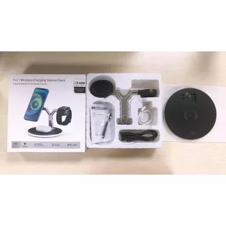 1stCOOL vezeték nélküli QI töltőállomás 3in1, MagSafe kompatibilis