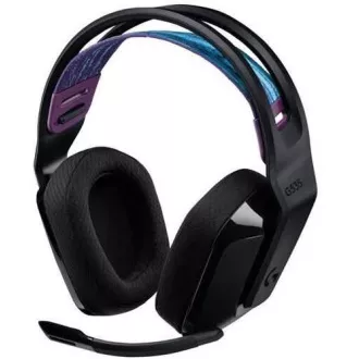 Logitech Gaming Headset G535 LIGHTSPEED, Vezeték nélküli játék headset, fekete
