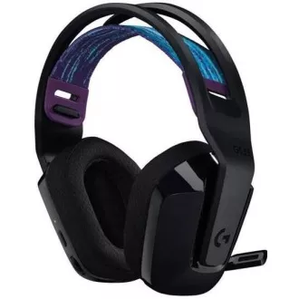 Logitech Gaming Headset G535 LIGHTSPEED, Vezeték nélküli játék headset, fekete