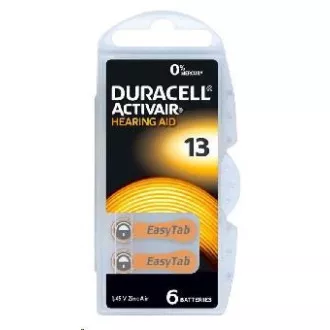 Duracell DA 13 P6 P6 Easy Tab 6 csomagban Duracell DA 13 P6 P6 Easy Tab 6 csomagban