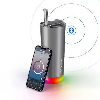 HidrateSpark Pro Tumbler - Intelligens folyadékpótló palack, 592 ml, rozsdamentes acél HidrateSpark Pro Tumbler - Intelligens folyadékpótló palack, 592 ml, rozsdamentes acél