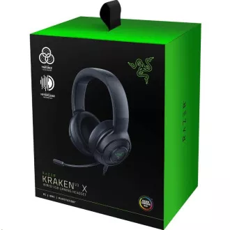 RAZER fejhallgató Kraken V3 X, USB, RGB, fekete RAZER fejhallgató Kraken V3 X, USB, RGB, fekete