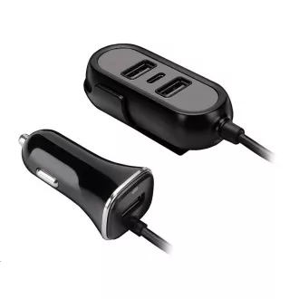 TRACER autós töltő 12-24V Multicharge 3xUSB 7, 2A   PD 18W