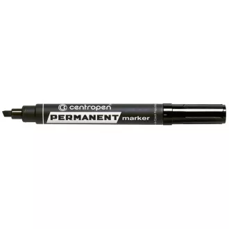 Marker Centropen 8576 tartós fekete ékhegy 1-4,6mm