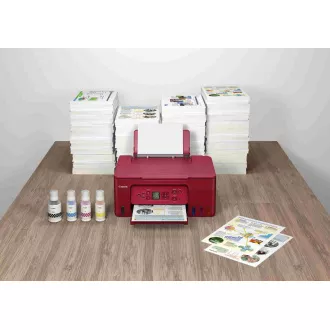 Canon PIXMA nyomtató Red G3470 RED (újratölthető tintapatronok) - MF (nyomtatás, másolás, szkennelés), USB, Wi-Fi - A4/11min.
