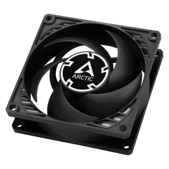 ARCTIC ventilátor P8 PWM PST 80 x 80 x 25mm, fekete
